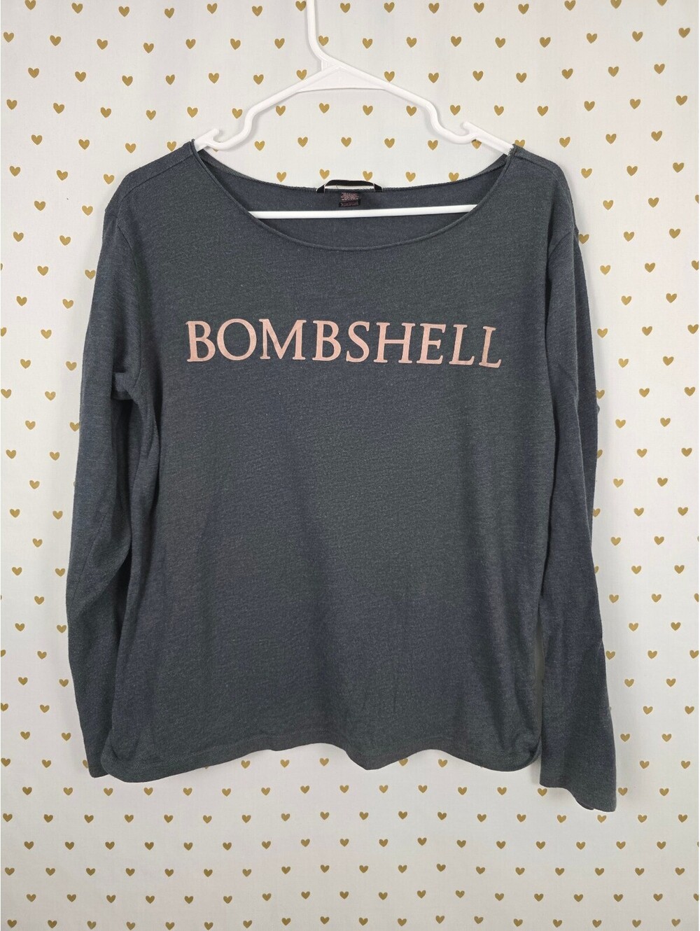 Victorias Secret Bombshell Grey Thin Tee shirt Medium